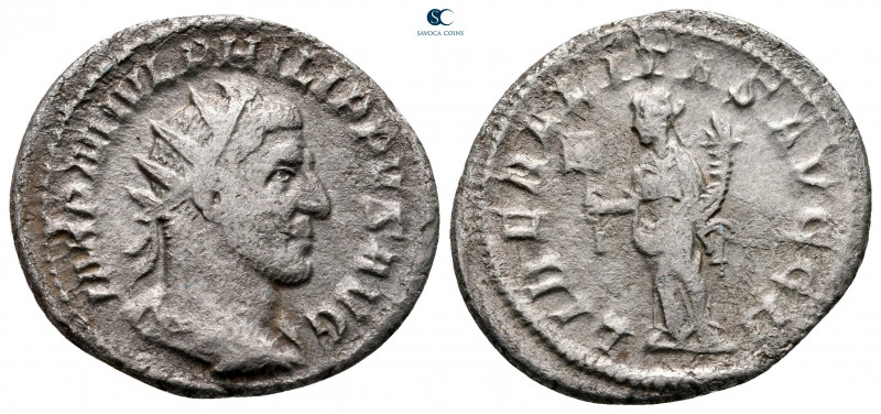Philip I Arab AD 244-249. Rome
Antoninianus AR

24 mm, 3,32 g



fine