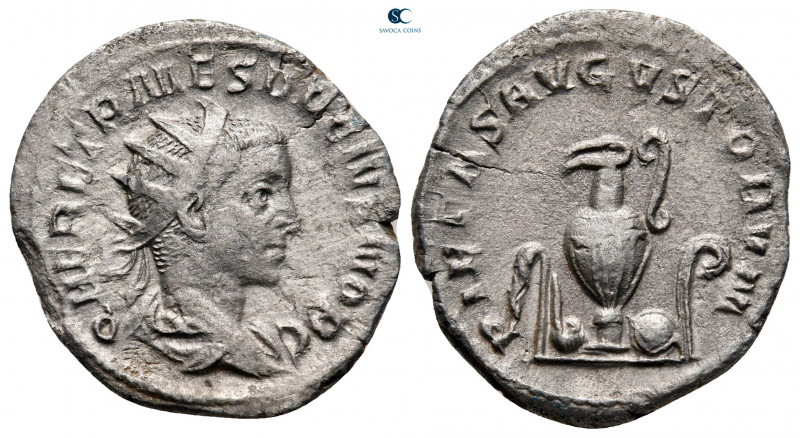 Herennius Etruscus, as Caesar AD 249-251. Rome
Antoninianus AR

23 mm, 2,45 g...