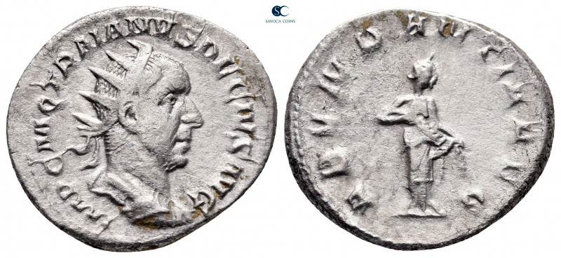 Trajan Decius AD 249-251. Rome
Antoninianus AR

23 mm, 4,15 g



very fin...