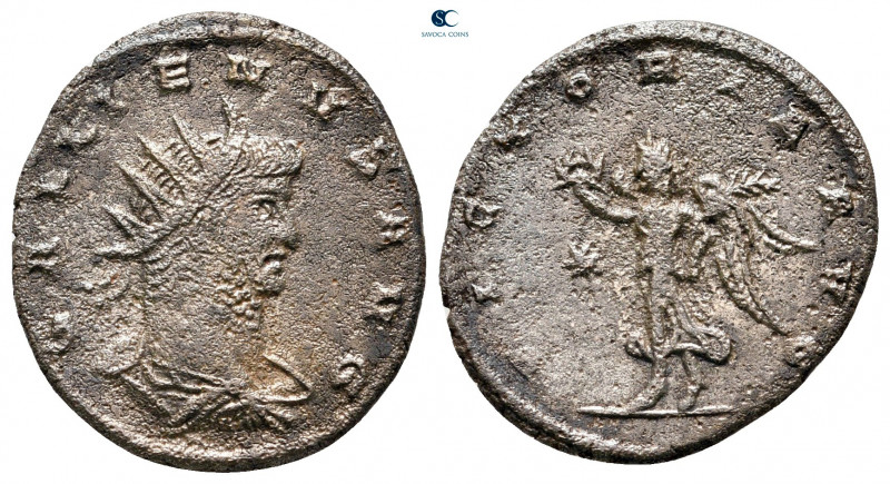 Gallienus AD 253-268. Antioch
Billon Antoninianus

19 mm, 2,72 g



nearl...