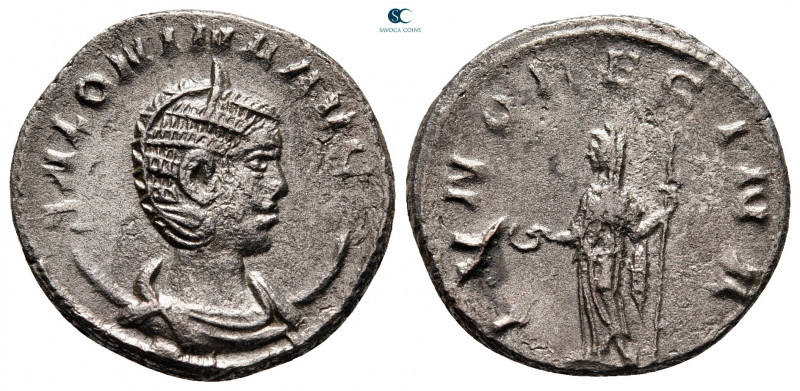 Salonina AD 254-268. Antioch
Billon Antoninianus

21 mm, 3,50 g



very f...