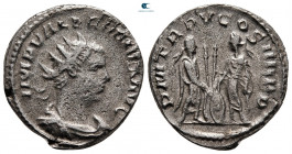 Valerian II  AD 256-258. Samosata. Billon Antoninianus