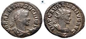 Aurelian and Vabalathus AD 270-275. Antioch. Antoninianus Æ