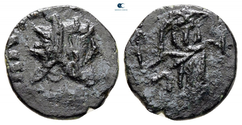 Tetricus I AD 271-274. Contemporary barbaric imitation
Antoninianus Æ

13 mm,...