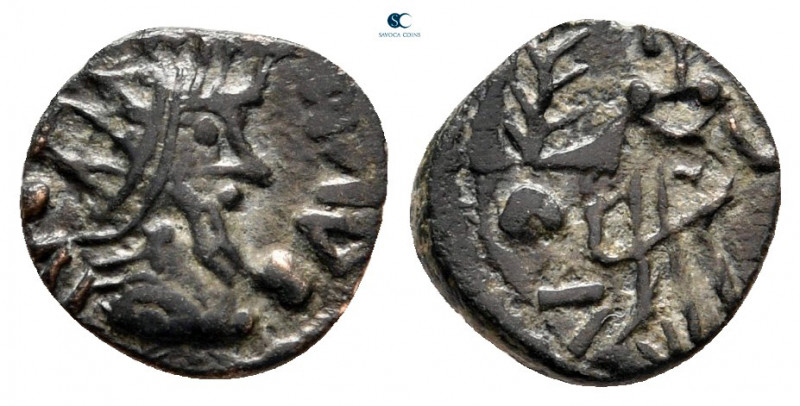 Tetricus I AD 271-274. Contemporary barbaric imitation
Antoninianus Æ

9 mm, ...