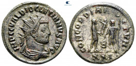 Diocletian AD 284-305. Cyzicus. Radiatus Æ