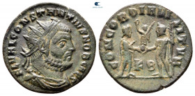 Constantius I Chlorus, as Caesar AD 293-305. Cyzicus. Radiatus Æ