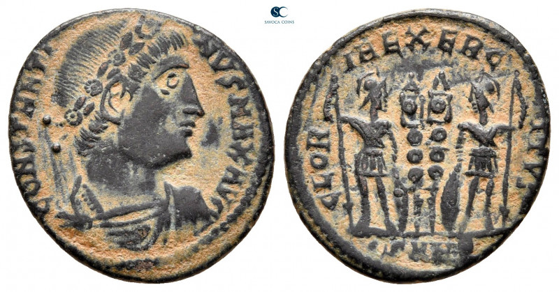 Constantine I the Great AD 306-337. Heraclea
Follis Æ

18 mm, 1,99 g



n...