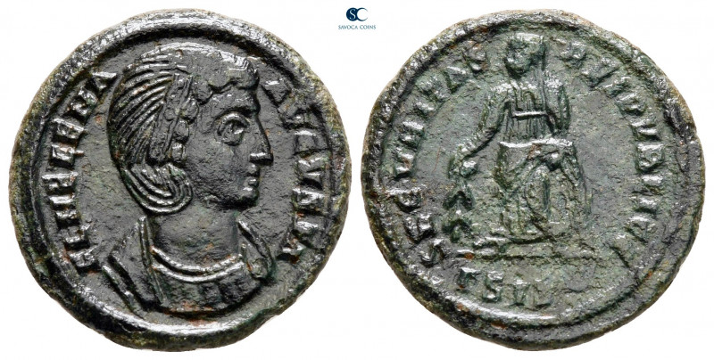 Helena. Augusta AD 324-3230. Siscia
Follis Æ

20 mm, 3,59 g



nearly ver...