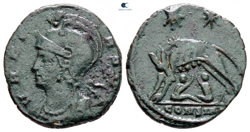 City Commemoratives AD 330-354. Constantinople
Follis Æ

18 mm, 2,63 g


...