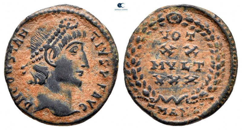 Constantius II AD 347-361. Antioch
Follis Æ

15 mm, 1,75 g



nearly very...