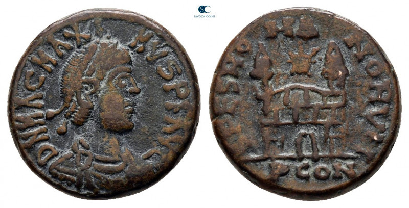 Magnus Maximus AD 383-388. Constantinople
Follis Æ

13 mm, 1,76 g



very...