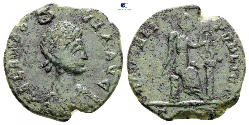 Aelia Eudoxia AD 400-404. Constantinople
Follis Æ

17 mm, 2,22 g



nearl...