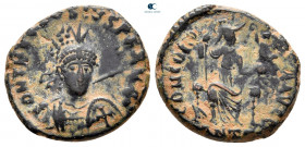 Theodosius II AD 402-450. Antioch. Follis Æ