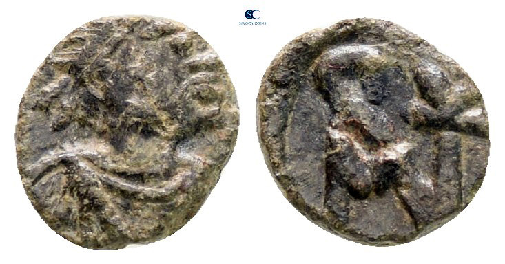 Anastasius I AD 491-518. Constantinople
Nummus Æ

8 mm, 0,51 g



very fi...