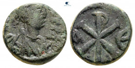 Justin I AD 518-527. Constantinople. Pentanummium Æ