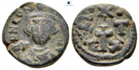 Constans II AD 641-668. Carthage. Half Follis or 20 Nummi Æ