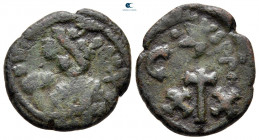 Constans II AD 641-668. Catania. Half Follis or 20 Nummi Æ
