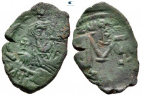 Constans II AD 641-668. Sicilian mint. Follis or 40 Nummi Æ