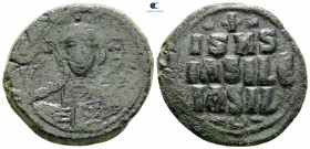 Attributed to Basil II and Constantine VIII AD 976-1028. Constantinople. Anonymous Follis Æ