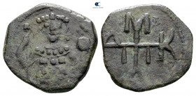 Manuel I Comnenus AD 1143-1180. Uncertain mint. Half Tetarteron Æ
