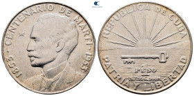 Cuba.  AD 1853-1953. 1 Peso