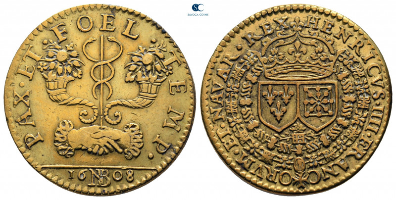 France. Henri IV AD 1589-1610.
CU Token, Jeton

25 mm, 4,76 g



nearly e...