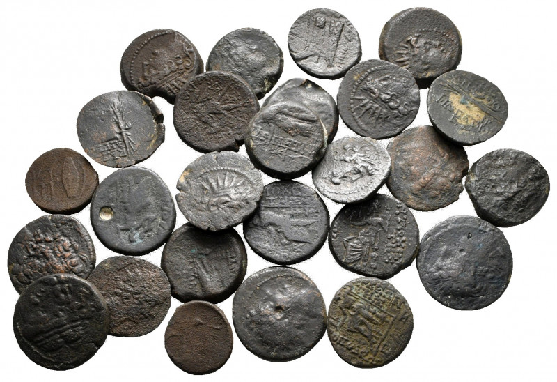 Lot of ca. 26 greek bronze coins / SOLD AS SEEN, NO RETURN!

nearly very fine