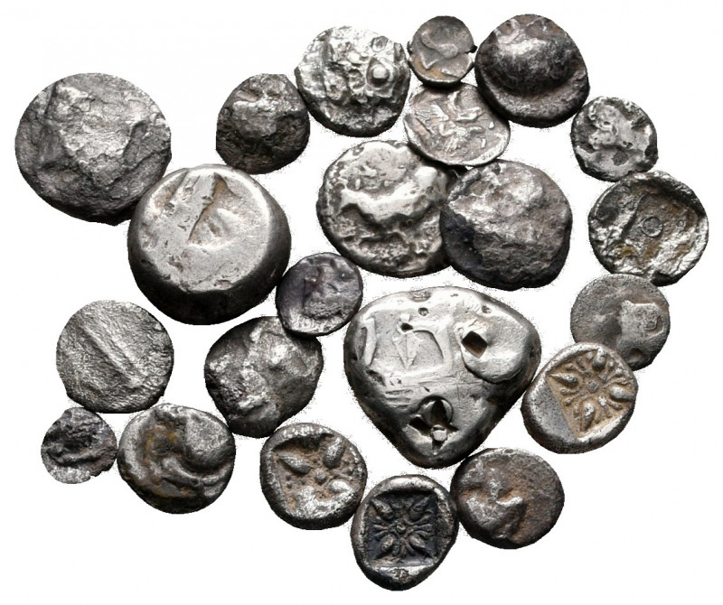 Lot of ca. 23 greek silver coins / SOLD AS SEEN, NO RETURN! 

fine