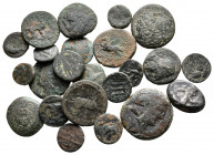 Lot of ca. 24 greek bronze coins / SOLD AS SEEN, NO RETURN!
fine