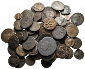 Lot of ca. 66 roman provincial bronze coins / SOLD AS SEEN, NO RETURN!nearly very fine