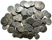 Lot of ca. 75 roman provincial bronze coins / SOLD AS SEEN, NO RETURN!nearly very fine