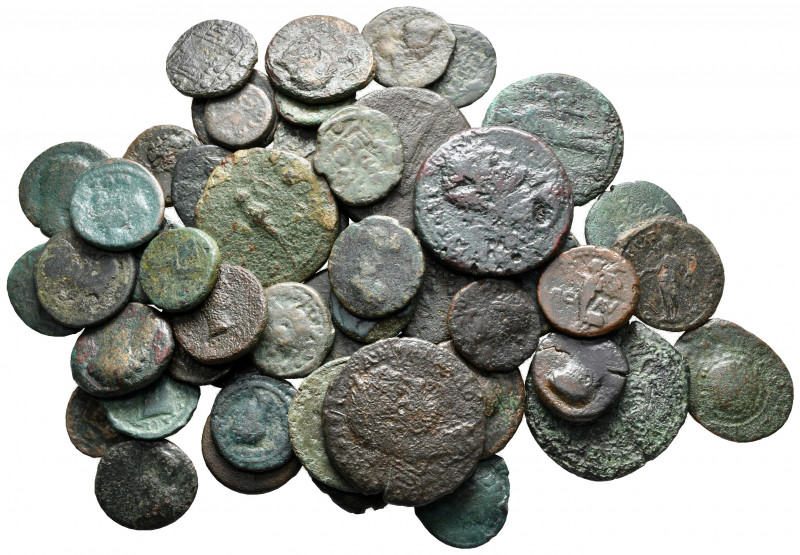Lot of ca. 50 roman provincial bronze coins / SOLD AS SEEN, NO RETURN! 

fine