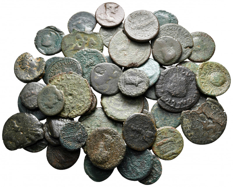 Lot of ca. 50 roman provincial bronze coins / SOLD AS SEEN, NO RETURN! 

fine