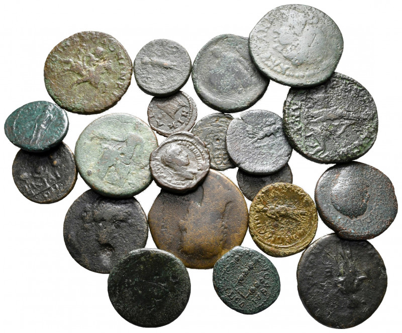 Lot of ca. 20 roman provincial bronze coins / SOLD AS SEEN, NO RETURN! 

fine