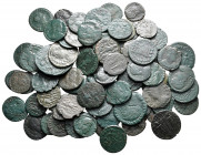 Lot of ca. 79 late roman bronze coins / SOLD AS SEEN, NO RETURN!fine