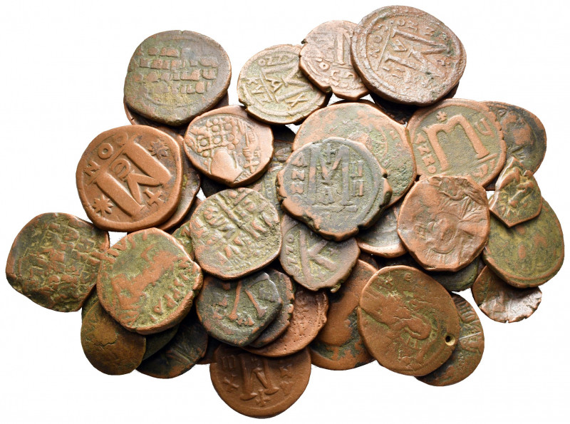 Lot of ca. 50 byzantine bronze coins / SOLD AS SEEN, NO RETURN! 

fine