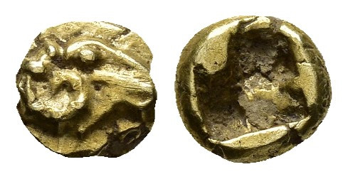 TROAS.Kebren.(Late 6th-early 5th Centuries BC).EL 1/24 Stater..

Obv : Head of...