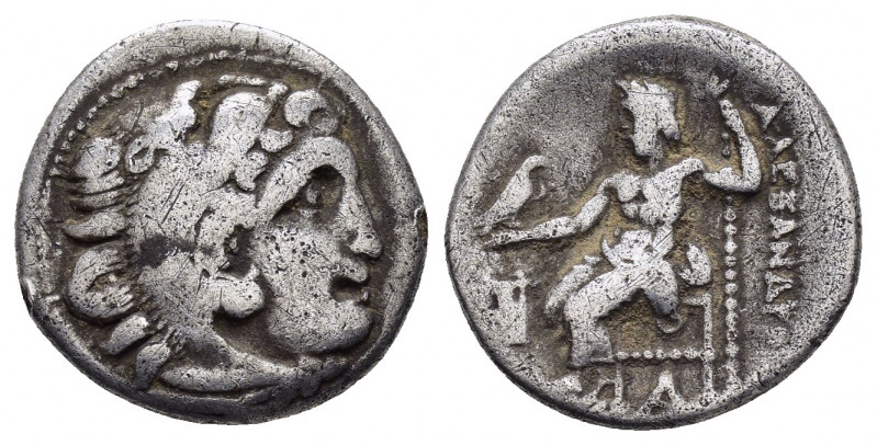 KINGS of MACEDON. Alexander III.(336-323 BC).Kolophon.Drachm.

Obv : Head of H...