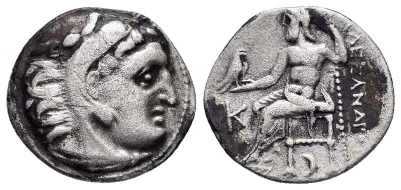 KINGS of MACEDON. Alexander III.(336-323 BC).Kolophon.Drachm.

Obv : Head of H...
