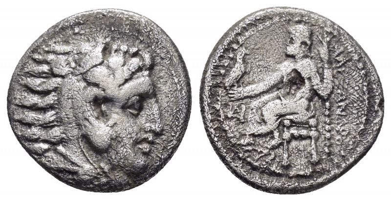 KINGS of MACEDON. Alexander III.(336-323 BC).Miletos. Drachm.

Obv : Head of H...