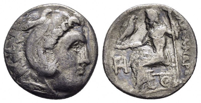 KINGS of MACEDON. Alexander III.(336-323 BC).Lampsakos.Drachm.

Obv : Head of ...