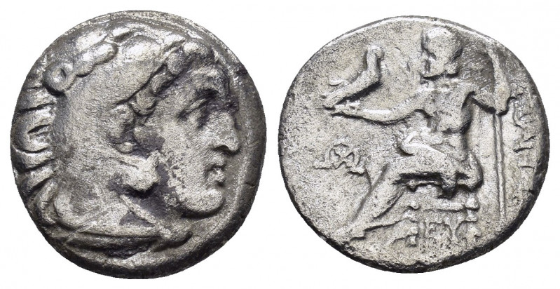 KINGS of MACEDON. Alexander III.(336-323 BC).Mylasa. Drachm.

Obv : Head of He...