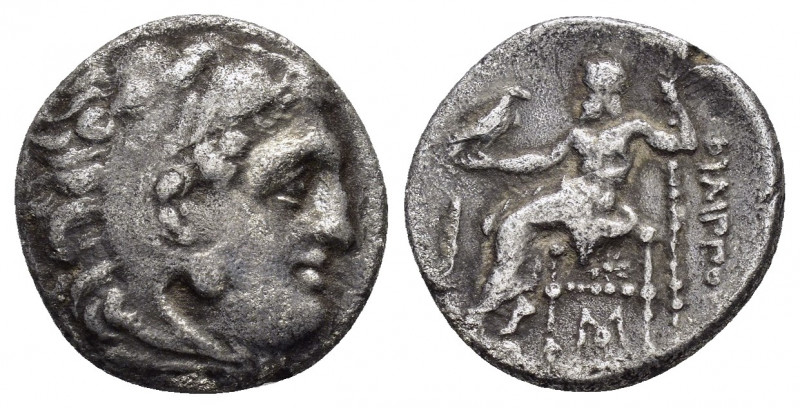 KINGS of MACEDON. Philip III.(336-323 BC).Sardes.Drachm.

Obv : Head of Herakl...