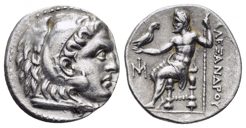 KINGS of MACEDON.Alexander III.(336-323 BC).Miletos.Drachm.

Obv : Head of Her...