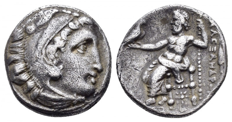 KINGS of MACEDON. Alexander III.(336-323 BC).Colophon.Drachm.

Obv : Head of H...