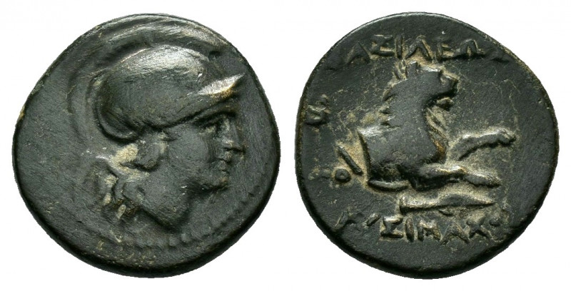 KINGS of THRACE.Lysimachos.(305-281 BC).Ae.

Obv : Head of Athena to right, wear...
