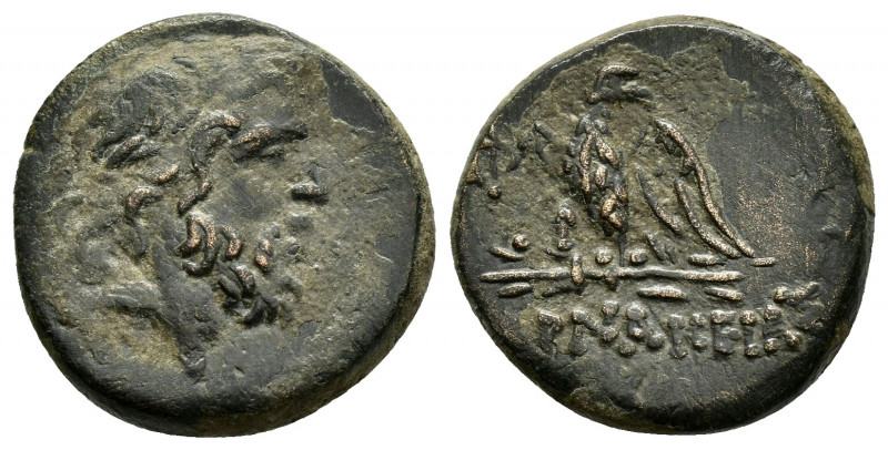 PONTOS.Pharnakeia.Mithradates VI.(Circa 100-65 BC).Civic Issue.Ae.

Obv : Laurea...