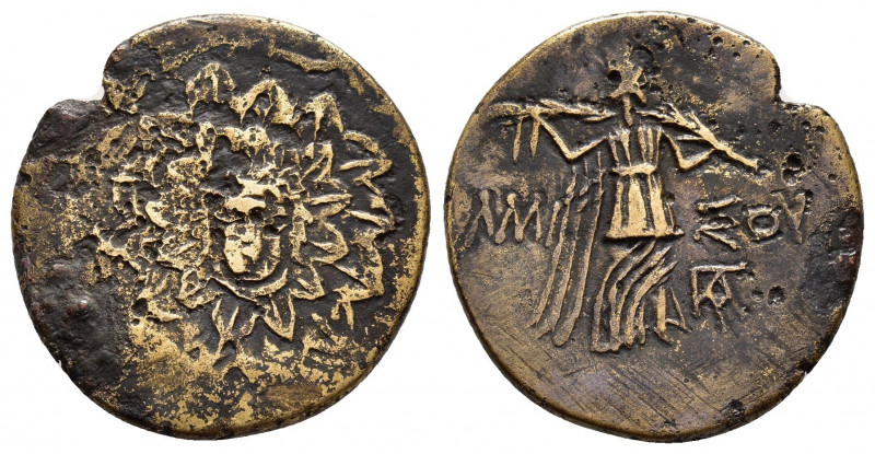 PONTOS.Amisos.(Circa 105-63 BC).Ae.

Obv : Aegis with Gorgon's head at center.

...