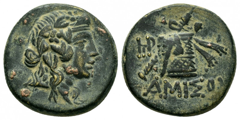 PONTOS. Amisos. Time of Mithradates VI Eupator.(Circa 105-90 or 90-85 BC). Ae.

...